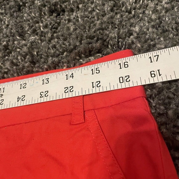j.Crew Factory 100% Cotton Broken In Chino Red Shorts 6 - Picture 3 of 5